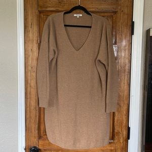 Madewell tan sweater dress sz XXL